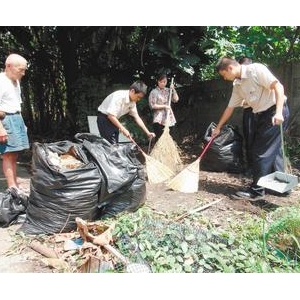 替代役男幫清家園 獨居阿公感心