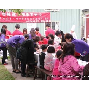 弘光餐旅系學生烹飪愛心牛肉　與育幼院孩童歡度兒童節